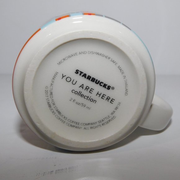 2017 Starbucks YOU ARE HERE Chicago Mini Mug Ornament 2 oz Demitasses - Picture 9 of 9